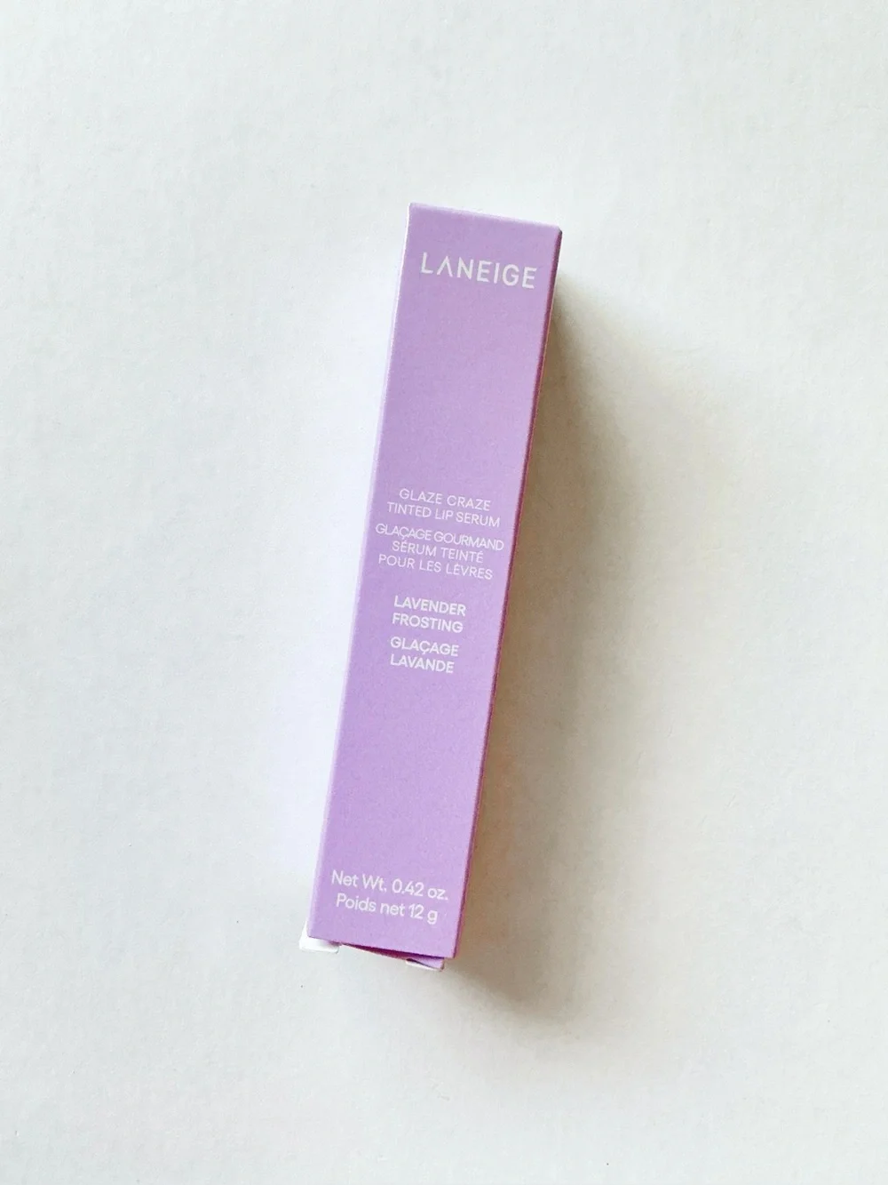 Laneige Lavender Frosting Glaze Craze Tinted Lip Serum • Limited Edition